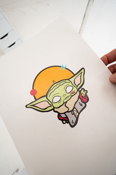 Baby Yoda Print