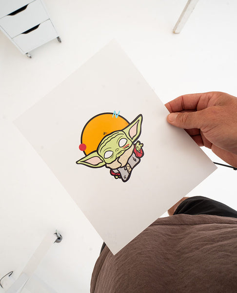 Baby Yoda Print