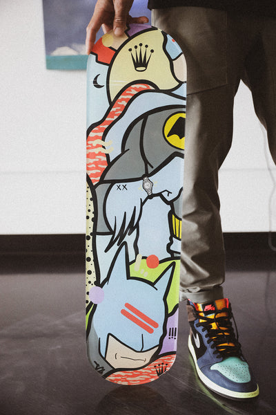 Batman Acrylic Glass Skateboard Deck